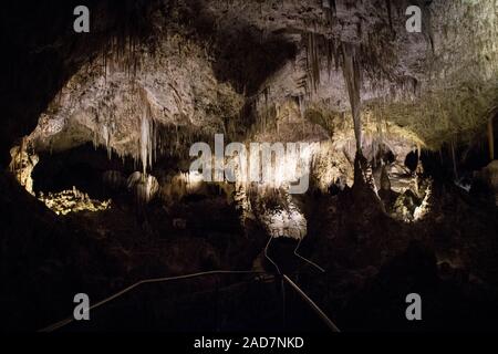 Eine Höhle Trail in Carlsbad Cavern National Park, New Jersey Stockfoto