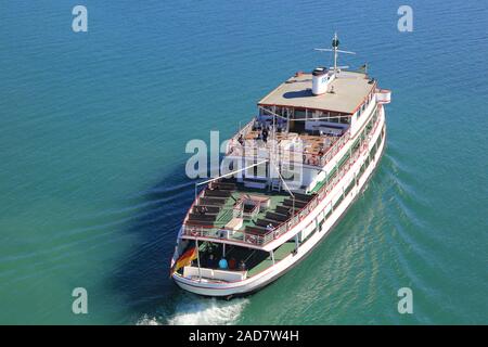 Motor Schiff und Fähre Schwaben am Bodensee Stockfoto