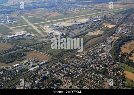 Saint Louis am Flughafen Euroairport Basel Mulhouse Freiburg Stockfoto