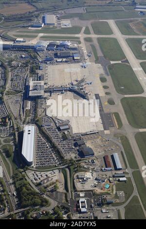 Flughafen Euroairport Basel Mulhouse Freiburg Schürze und Terminal Stockfoto