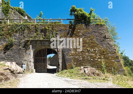 Die Burgruine Königstein Taunus, Innenansicht, Hessen, Deutschland Stockfoto