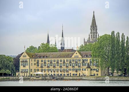 Insel Hotel, ehemaliges Dominikanerkloster, Konstanz Stockfoto