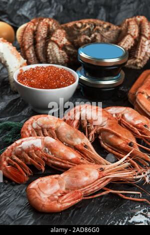 Nahaufnahme des fernöstlichen botan Garnelen Stockfoto