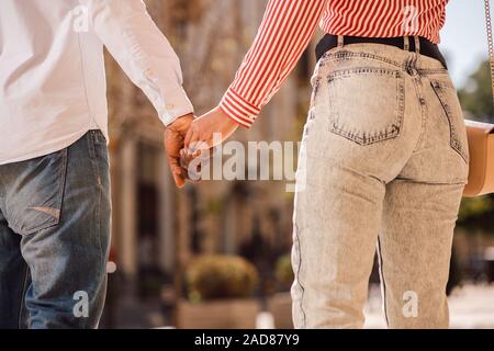 Mann und Frau, Hände Foto Stockfoto