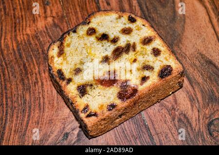 Englischer Früchtekuchen Stockfoto