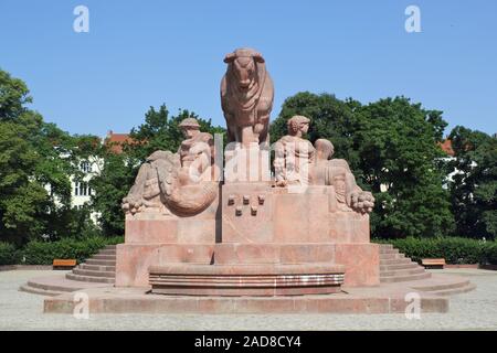 Stierbrunnen Stockfoto