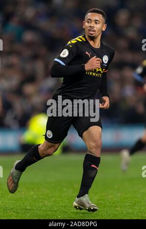 Burnley, Großbritannien. 03 Dez, 2019. Gabriel Jesus von Manchester City in der Premier League Match zwischen Burnley und Manchester City im Turf Moor am 3. Dezember 2019 in Burnley, England. (Foto von Daniel Chesterton/phcimages.com) Credit: PHC Images/Alamy leben Nachrichten Stockfoto