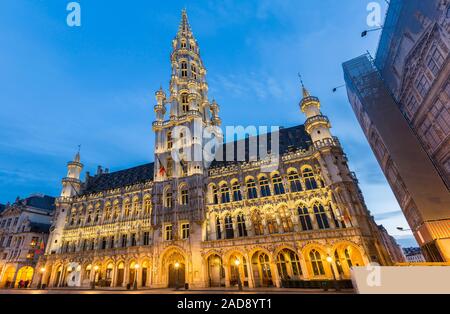 Die Grand Place Brüssel Belgien Stockfoto