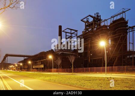 Stillgelegte Industrieanlagen Phoenix West, Hochofen 5, Bezirk Hoerde, Dortmund, Deutschland, Europa Stockfoto