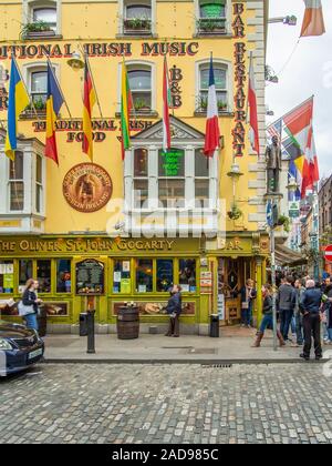 Die Oliver St. John Gogarty Pub, Dublin. Stockfoto