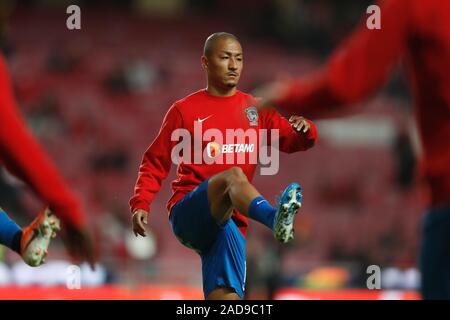 Lissabon, Portugal. 30 Nov, 2019. Daizen Maeda (Maritimo) Fußball: Portugal "Liga NOS' Match zwischen SL Benfica 4-0 CS Maritimo im Estadio da Luz in Lissabon, Portugal. Credit: mutsu Kawamori/LBA/Alamy leben Nachrichten Stockfoto