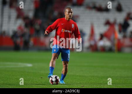 Lissabon, Portugal. 30 Nov, 2019. Daizen Maeda (Maritimo) Fußball: Portugal "Liga NOS' Match zwischen SL Benfica 4-0 CS Maritimo im Estadio da Luz in Lissabon, Portugal. Credit: mutsu Kawamori/LBA/Alamy leben Nachrichten Stockfoto