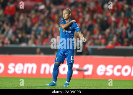 Lissabon, Portugal. 30 Nov, 2019. Daizen Maeda (Maritimo) Fußball: Portugal "Liga NOS' Match zwischen SL Benfica 4-0 CS Maritimo im Estadio da Luz in Lissabon, Portugal. Credit: mutsu Kawamori/LBA/Alamy leben Nachrichten Stockfoto