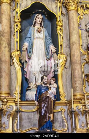 Nossa Senhora do Monte, Wallfahrtskirche, Monte, Funchal, Madeira, Portugal, Europa Stockfoto