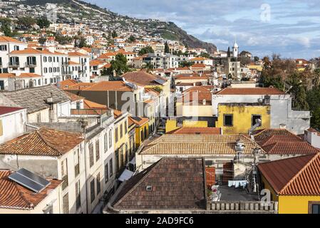 Alte Stadt, Stadtblick, Funchal, Madeira, Portugal, Europa Stockfoto