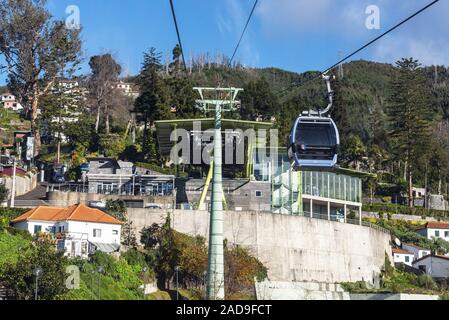 Seilbahn, Monte, Funchal, Madeira, Portugal, Europa Stockfoto