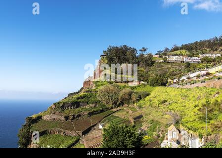 Aussichtsplattform, Cabo Girao, Madeira, Portugal, Europa Stockfoto