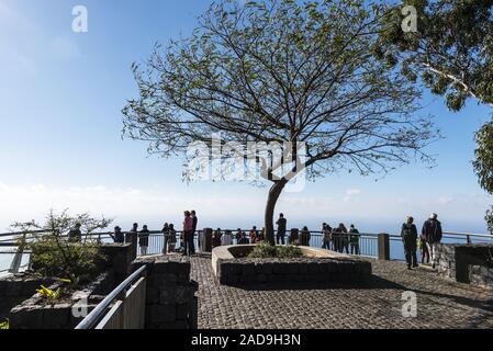 Aussichtsplattform, Cabo Girao, Madeira, Portugal, Europa Stockfoto