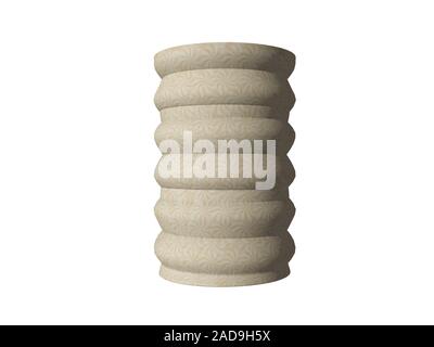 Keramik Vase für Blumen Stockfoto
