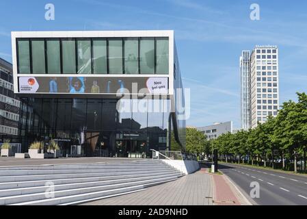 Deutsche Fußball-Museum, Harenberg City Center, Dortmund, Deutschland, Europa Stockfoto