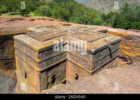 Kirche von Saint George, Lalibela Äthiopien Stockfoto