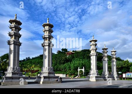 Schöne Orte auf der Insel Sanya Stockfoto