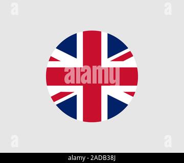 Großbritannien Flagge. Offizielle Flagge des Vereinigten Königreichs. Vector Illustration. Stock Vektor