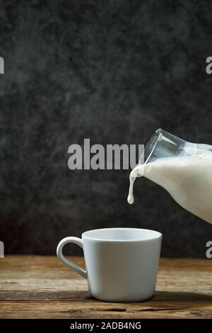 Milch Stockfoto