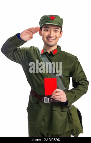 Junge Männer in Uniform Stockfoto