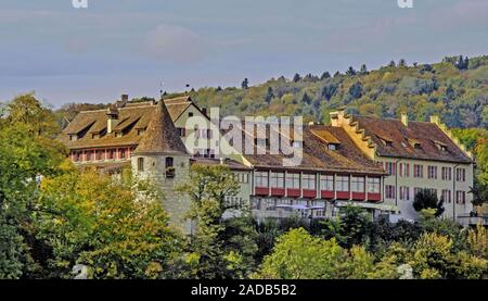 Schloss Laufen am Rheinfall bei Schaffhausen, Schweiz Stockfoto