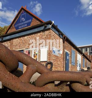 Kette Forge Museum, Froendenberg, Ruhrgebiet, Nordrhein-Westfalen, Deutschland, Europa Stockfoto