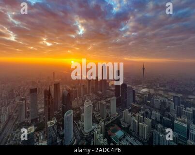 Stadt Guangzhou, Provinz Guangdong, Gebäude, Landschaft Stockfoto