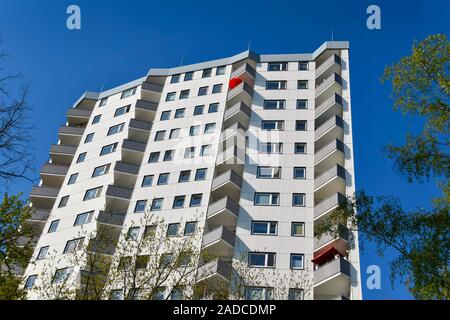 Wohnhaus, Greenwichpromenade, Tegeler See, Tegel, Reinickendorf, Berlin, Deutschland Stockfoto