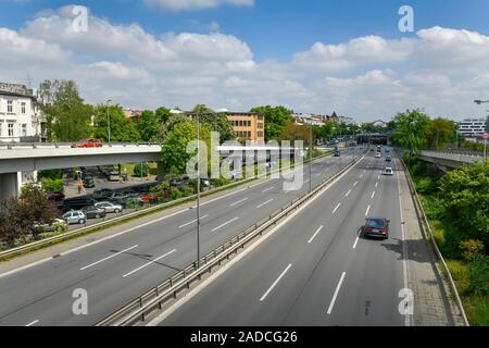 Stadtautobahn A 103, Steglitz, Berlin, Deutschland Stockfoto