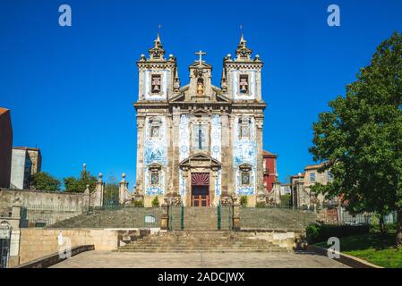 Kirche des Heiligen Ildefonso in Porto, Portugal Stockfoto