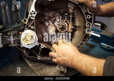 Werkzeuge für die mechanische Werkstatt details Stockfoto