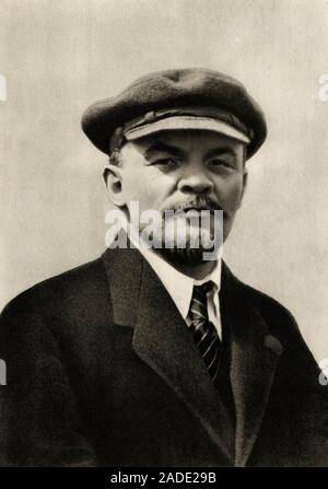 Lenine (Vladimir Ilitch Oulianov dit, 1870-1924), Moscou, 1er Mai 1920 - Stockfoto