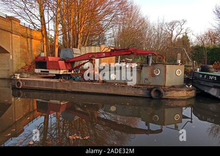 Water Witch, Working Barge, Bridgewater Canal, Lymm, Warrington, Cheshire, England, Großbritannien, WA4 Stockfoto