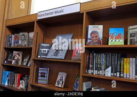 Manchester Music,Sektion von,Manchester Central Library,The Main Library Oxford Road Manchester,North West,England,UK, M13 9 S. Stockfoto