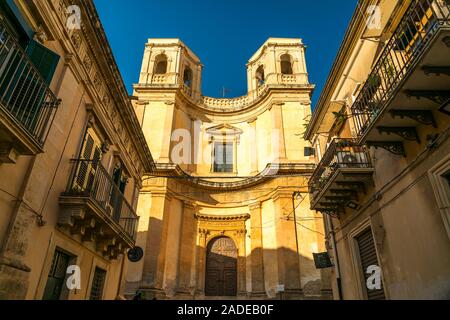 Die Kirche Chiesa di Montevergine, Noto, Sizilien, Italien, Europa | Die Kirche Chiesa di Montevergine, Noto, Sizilien, Italien, Europa Stockfoto