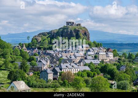 Cityview, Aurillac, Naturpark Volcans d'Auvergne, Puy-de-Dôme Departement Rhône-Alpes, Auvergne, Frankreich Stockfoto