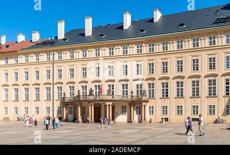 Gebäude in der Prager Burg, dem Hradschin, Prag, Böhmen, Tschechien Stockfoto