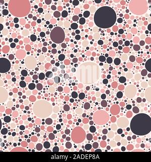 Hand abstract nahtlose Muster gezeichnet, Blasen Hintergrund - toll für Textilien, Banner, Wallpaper, Umhüllung, vektor design Stock Vektor