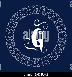 Einzigartige Buchstaben Q Monogramm für Unternehmen und Produkt Branding Stock Vektor