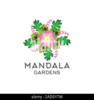 Florist vektor Logo. Flower Shop Logo. Flower Shop Emblem. Stock Vektor