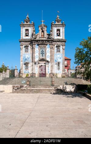 Kirche des Heiligen Ildefonso von Toledo in Santo Ildefonso Gemeinde von Porto, Portugal Stockfoto