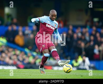 LONDON, VEREINIGTES KÖNIGREICH. NOVEMBER 30 West Ham United Angelo Ogbonna während der Englischen Premier League zwischen Chelsea und West Ham United an der Stanford Bri Stockfoto