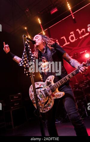 The Wildhearts - 12.. Mai 2019 - Newcastle Riverside Singer Gitarrist Ginger Wildheart Stockfoto