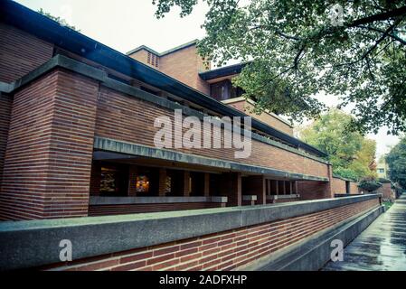 Frederick C. Robie Haus, entworfen von Frank Lloyd Wright, Hyde Park, Chicago, Illinois, USA Stockfoto