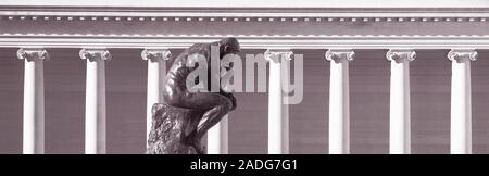 Close-up von Rodin Skulptur, San Francisco, Kalifornien, USA Stockfoto